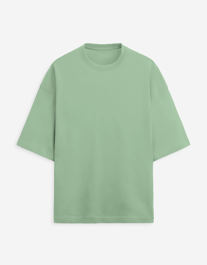 Terry Oversized Jade Tee