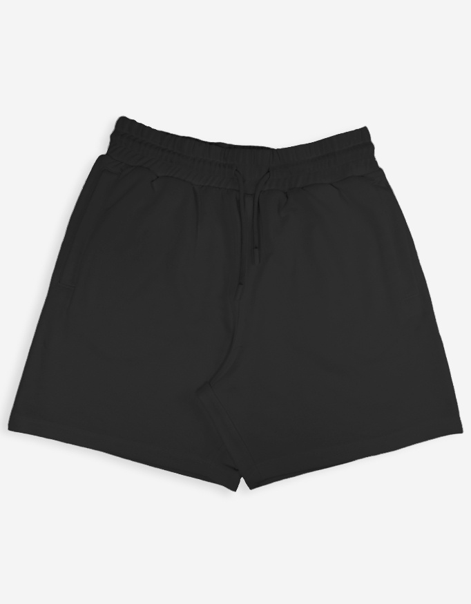 Men's Terry Black Shorts