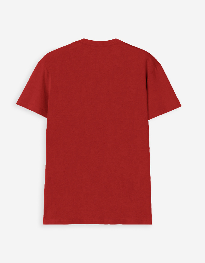 Red V Neck T-Shirt - Image 2