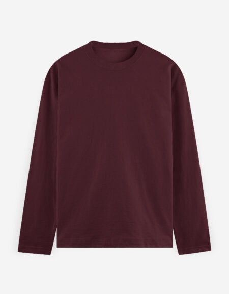 Maroon Full Sleeve T-Shirt