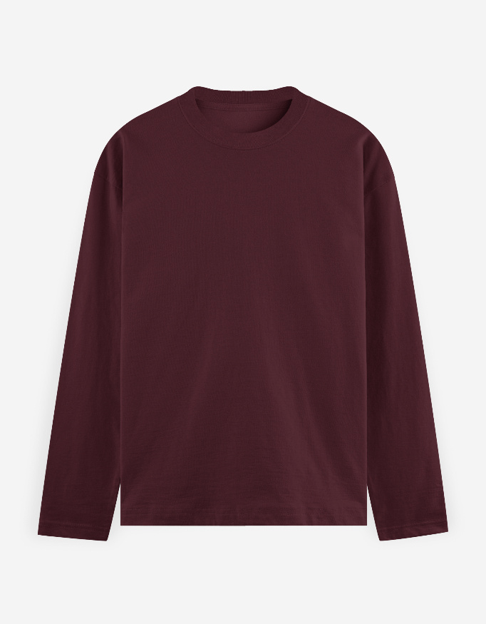 Maroon Full Sleeve T-Shirt