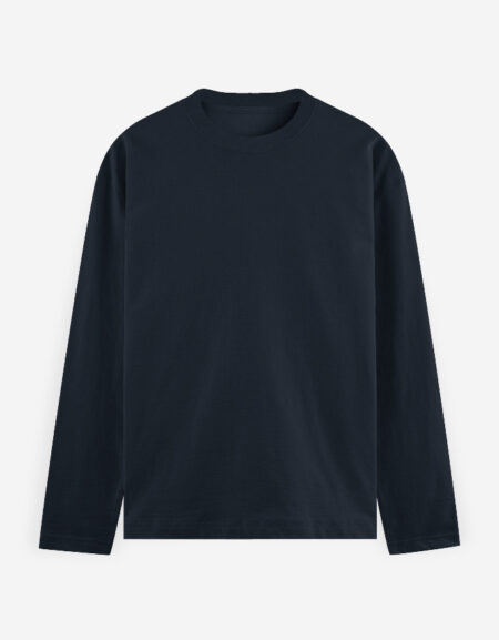 Navy Blue Full Sleeve T-Shirt