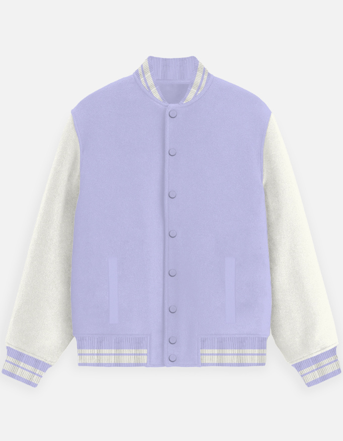 Lavender Varsity Jacket