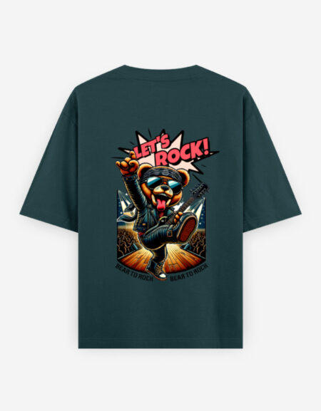 Let's Rock Teddy Oversized T-Shirt