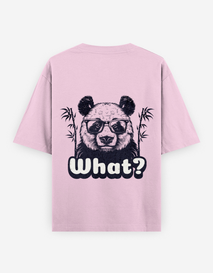 Panda What? Teddy Oversized T-Shirt - Image 7