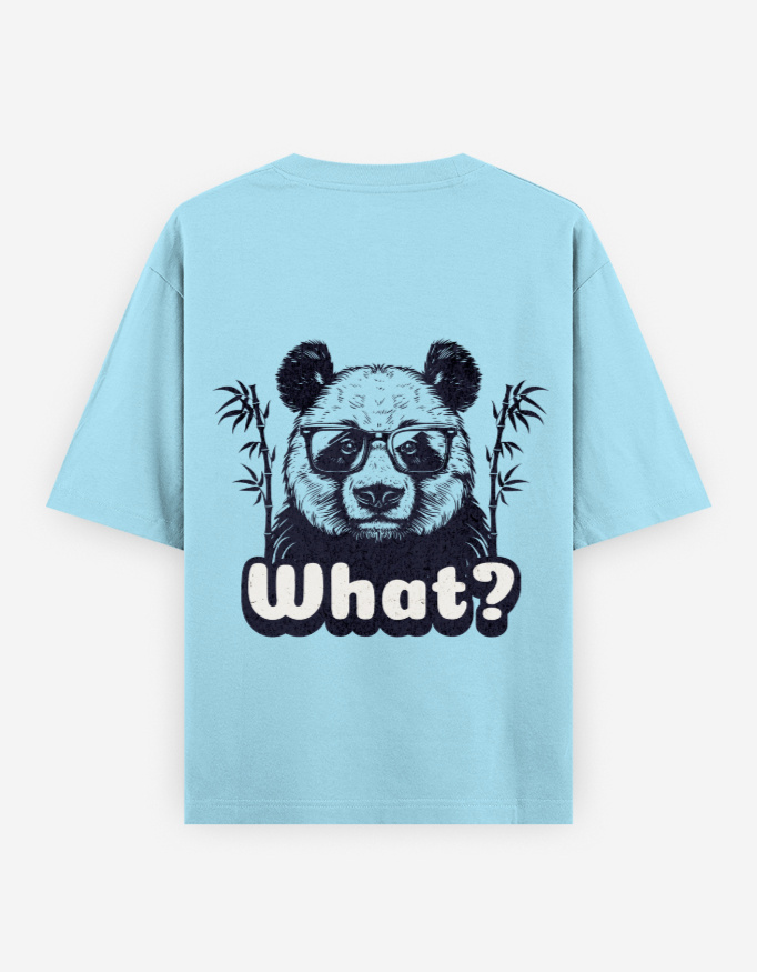 Panda What? Teddy Oversized T-Shirt