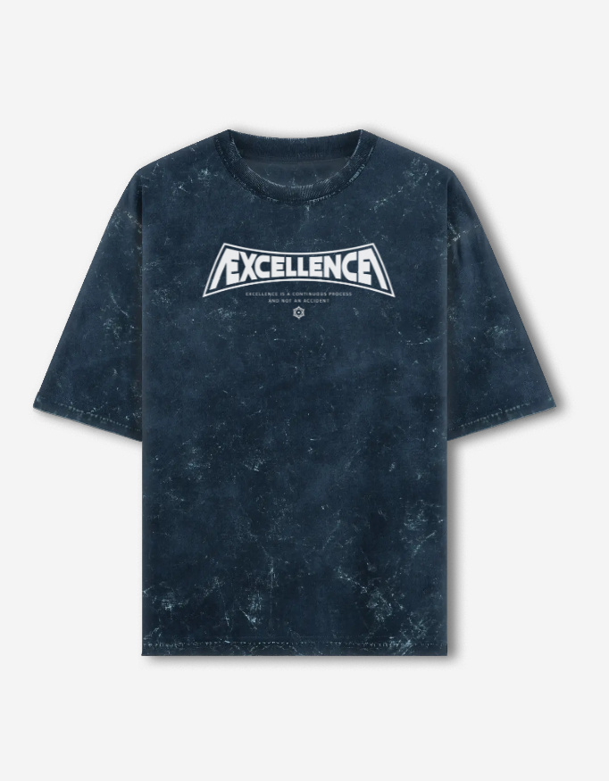 Excellence Acid Washed Oversized T-Shirt - Image 4
