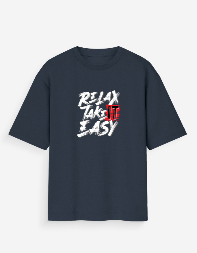 Relax Take It Easy Oversized T-Shirt - Image 4