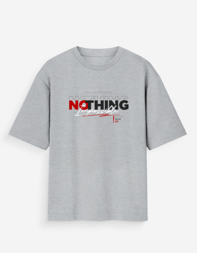 Nothing Impossible Oversized T-Shirt - Image 4