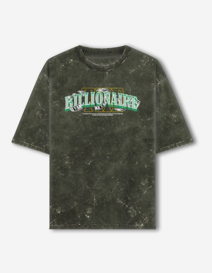 The Billionaire Acid Washed Oversized T-Shirt - Image 13