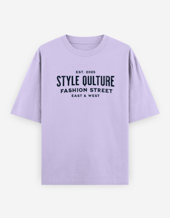 Style Qulture EST. 2025 Teddy Oversized T-Shirt - Image 2