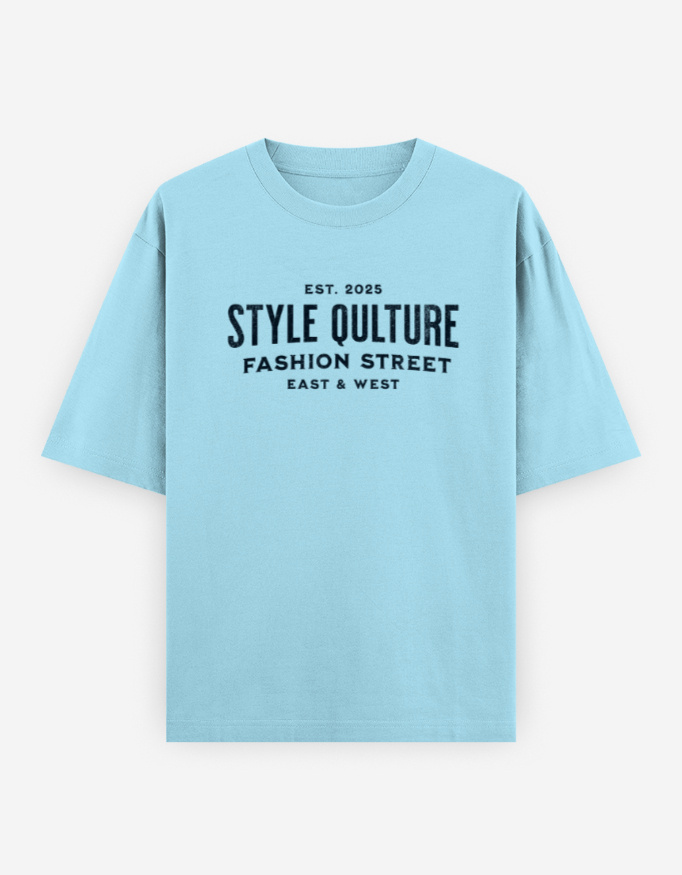 Style Qulture EST. 2025 Teddy Oversized T-Shirt - Image 4