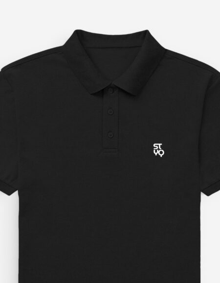 Men's Black Polo T-shirt