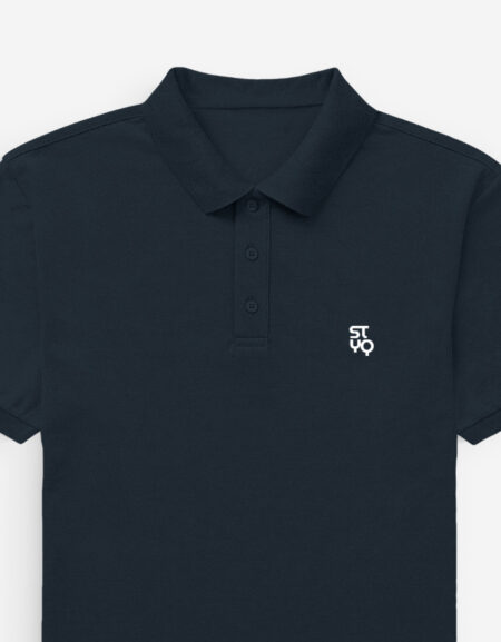 Men's Navy Blue Polo T-shirt