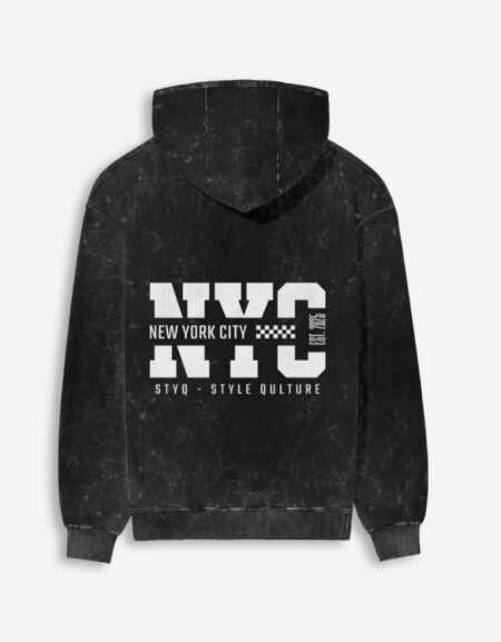 NYC Acid Washed Hoodie