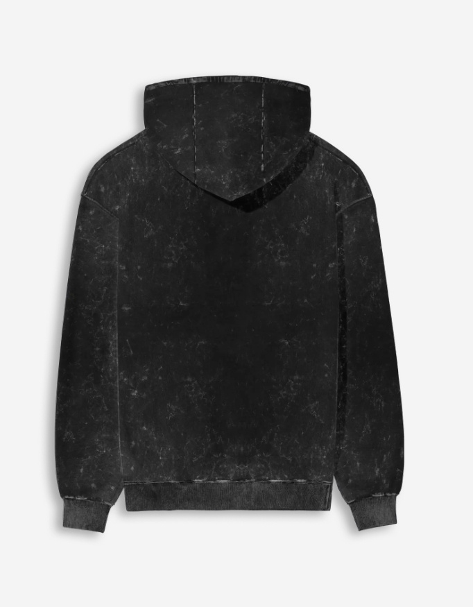 STYQ Unisex Acid Washed Hoodie - Image 6