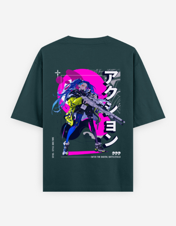 Enter The Battlefield Oversized T-Shirt - Image 2