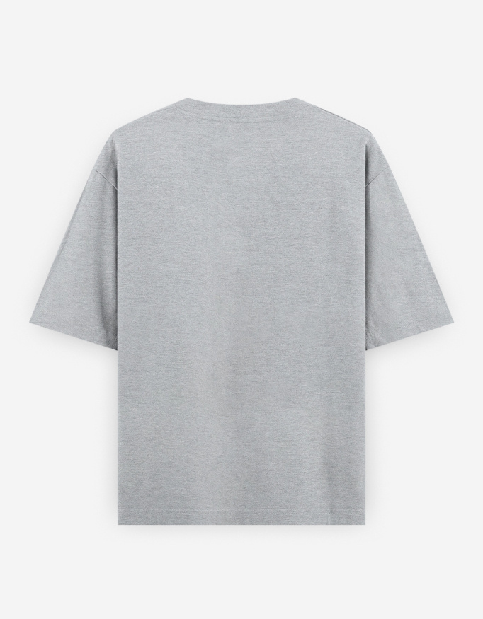 Just Ride Grey Oversized T-Shirt - Image 2