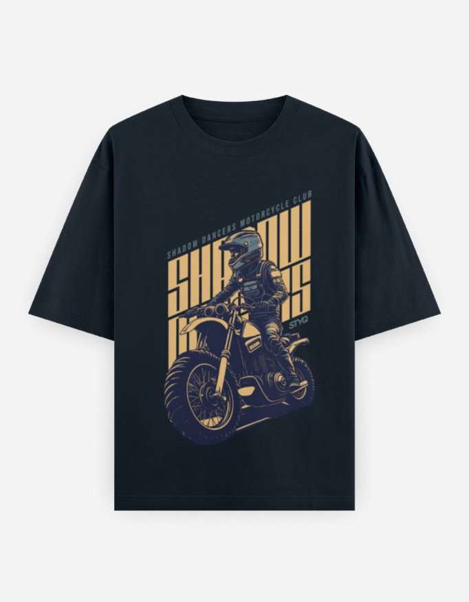 Shadow Dancers Motorcycle Club Oversized Classic T-Shirt