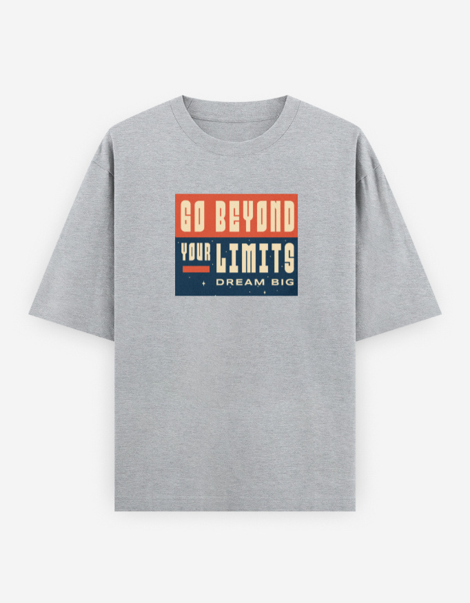 Go Beyond Your Limits Oversized T-Shirt - Image 6