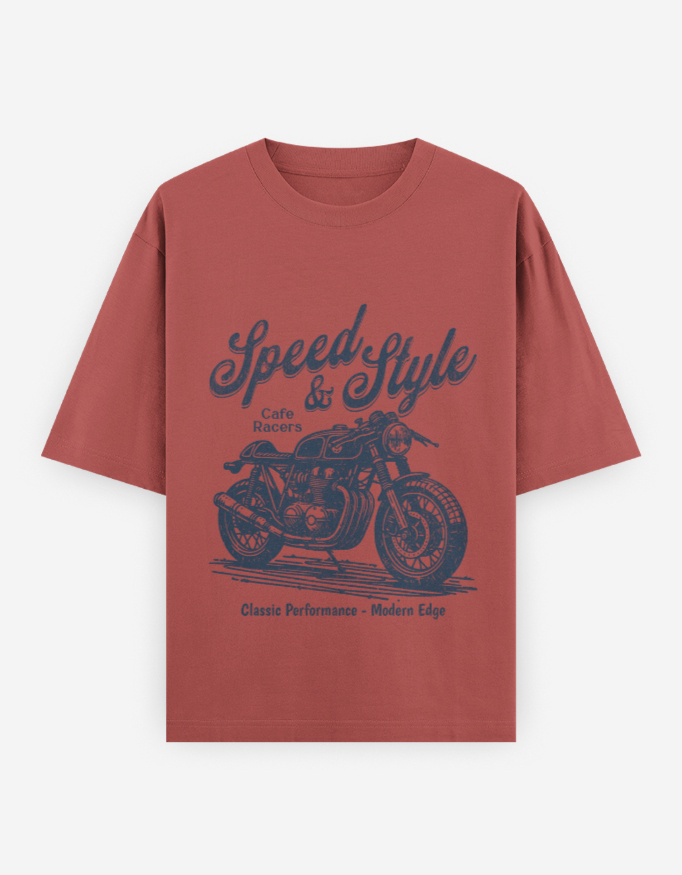 Speed & Style Oversized T-Shirt - Image 5