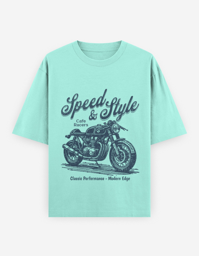 Speed & Style Oversized T-Shirt - Image 4