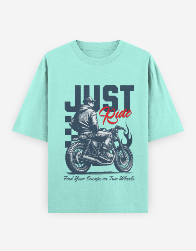 Just Ride Oversized T-Shirt - Image 3