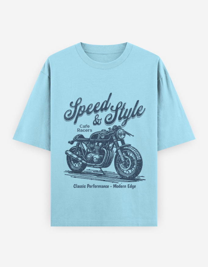 Speed & Style Oversized T-Shirt - Image 3