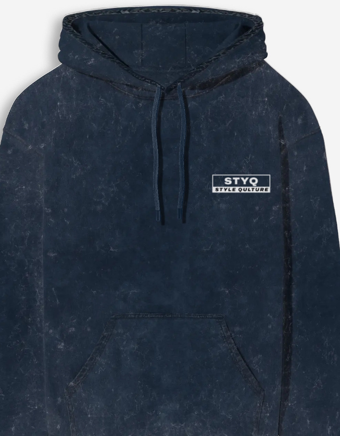 STYQ Unisex Acid Washed Hoodie