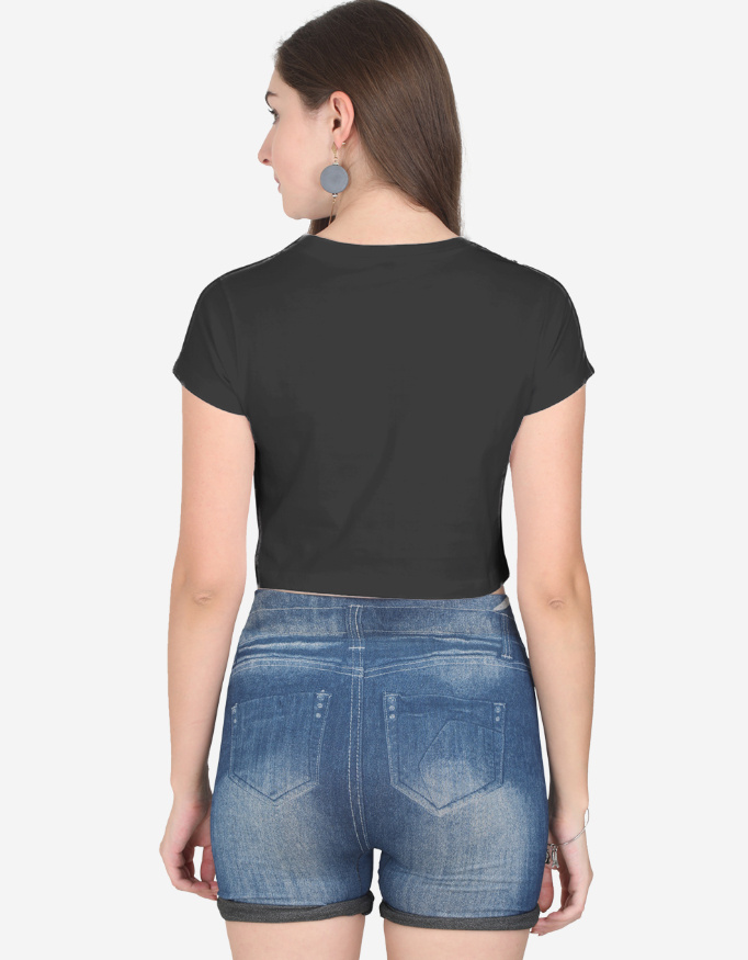 Black Crop Top - Image 2