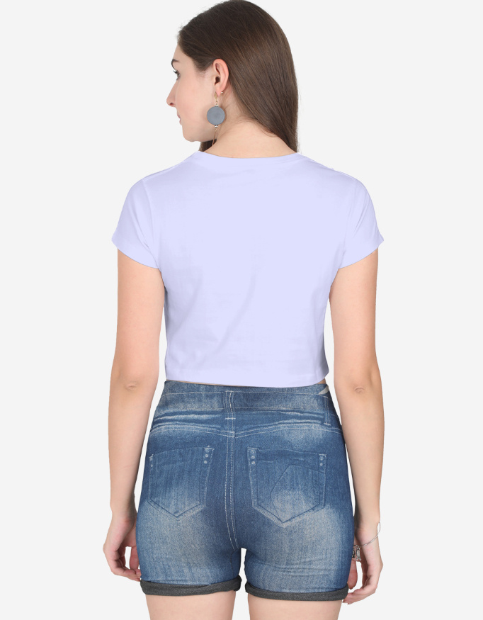 Lavender Crop Top - Image 2