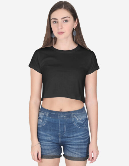 Black Crop Top